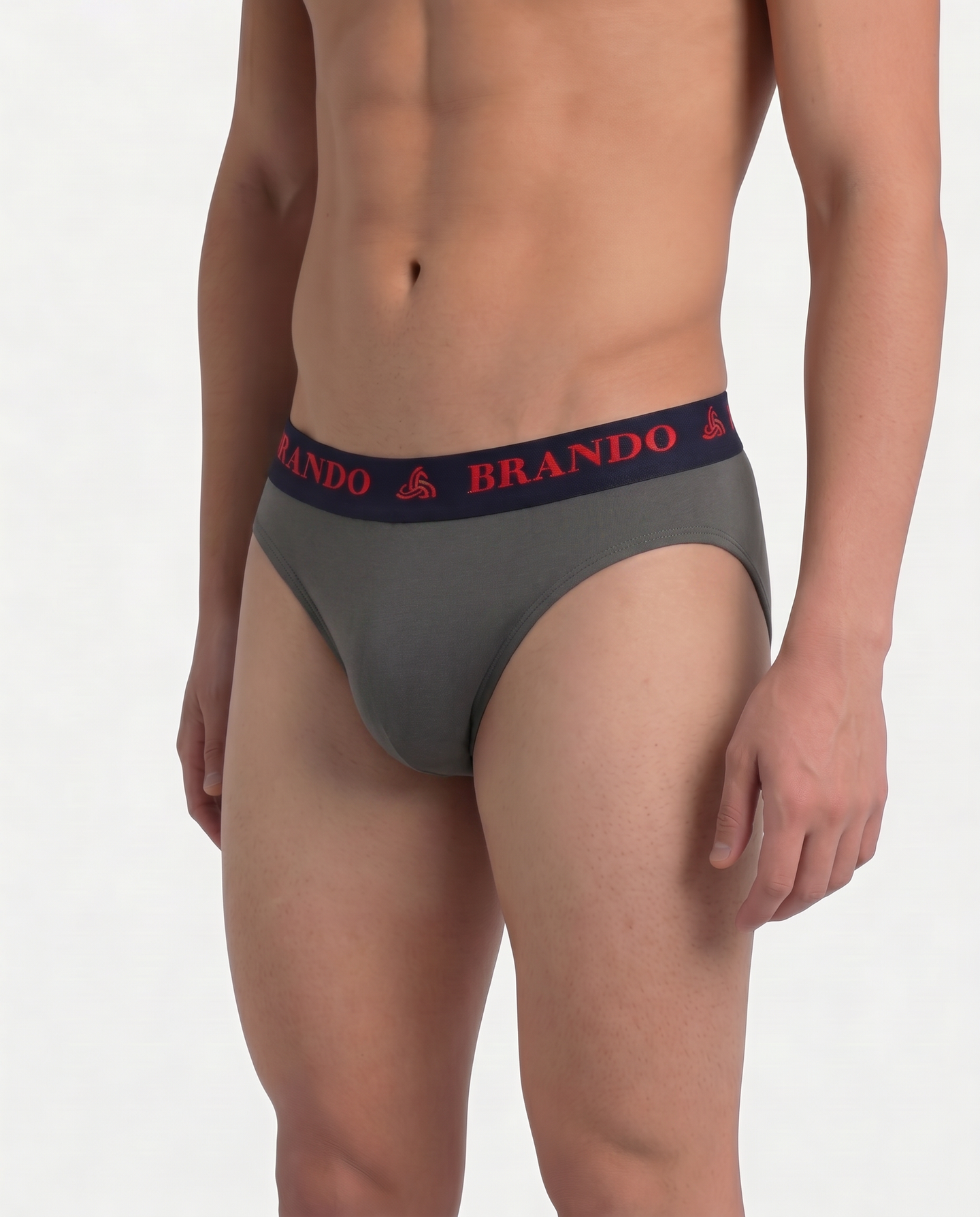 Bolt Brief with Outer Elastic for Men x2