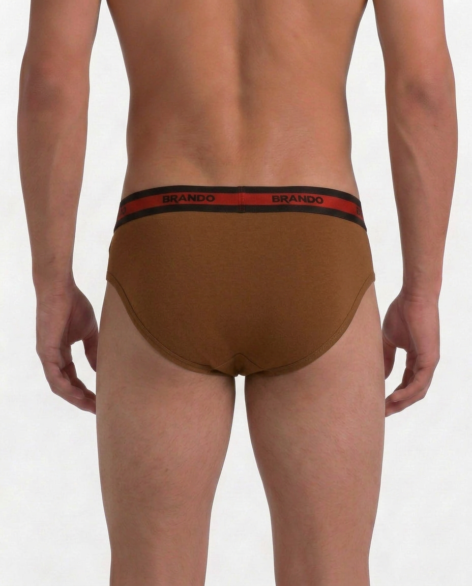 Dude Outer Elastic Cotton Brief for Men