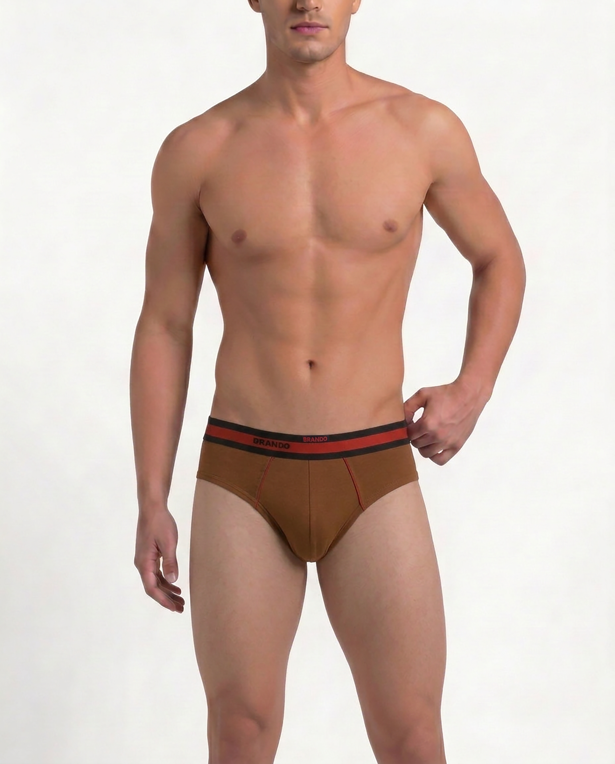 Dude Outer Elastic Cotton Brief for Men