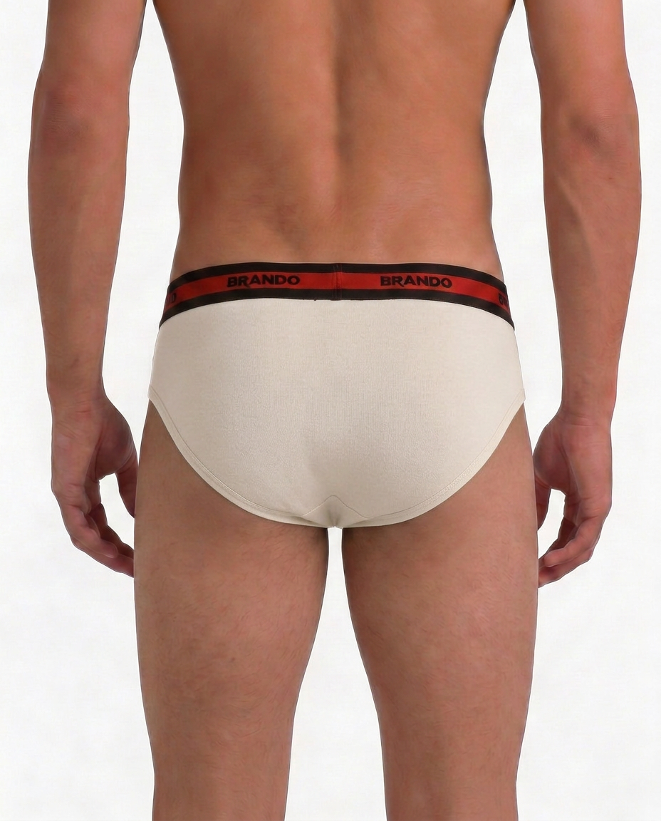 Dude Outer Elastic Cotton Brief for Men