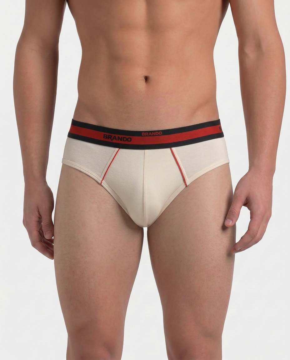 Dude Outer Elastic Cotton Brief for Men
