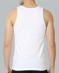 Majestic Vest RN – Men’s Sleeveless Pure Cotton Vest