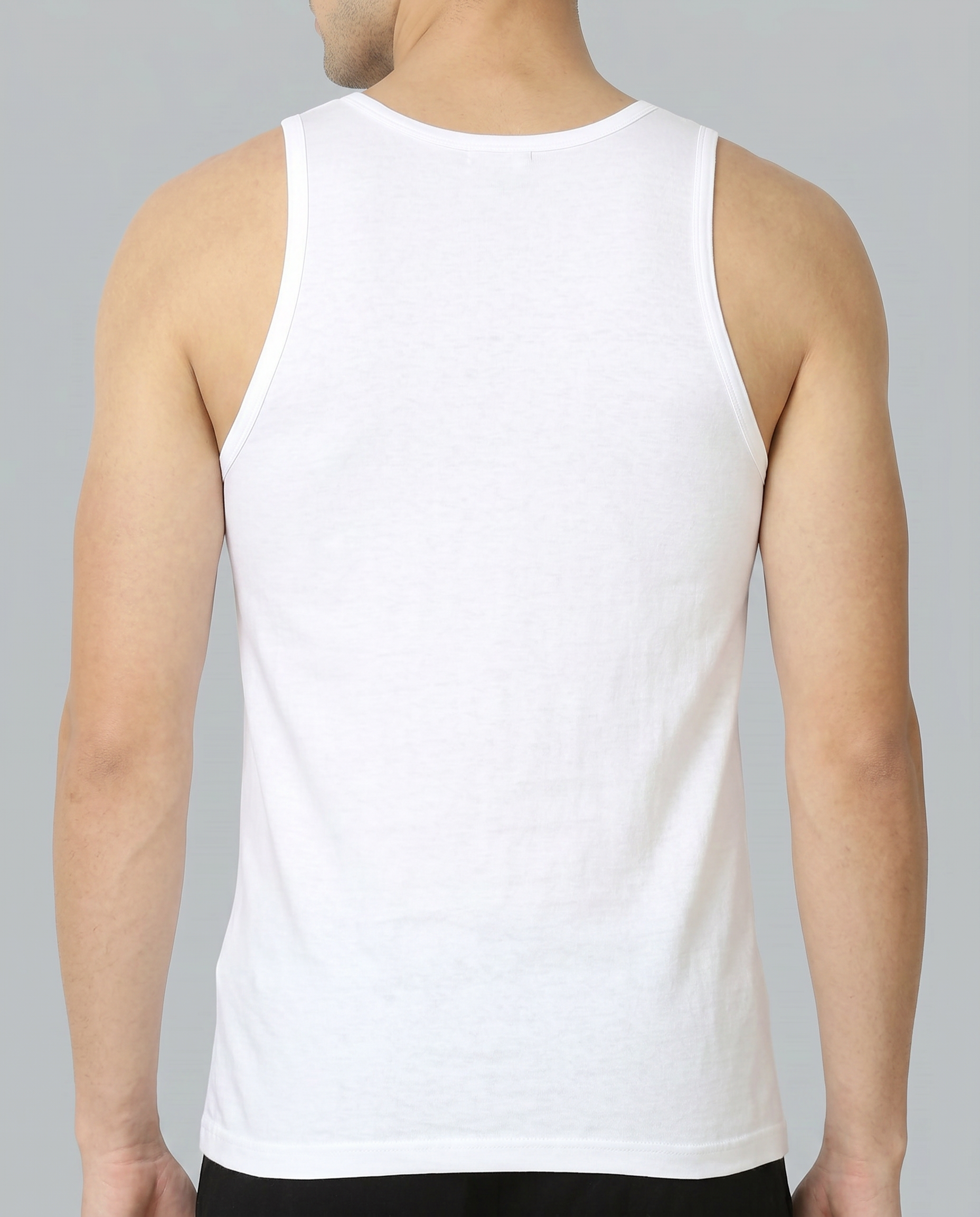 Majestic Vest RN – Men’s Sleeveless Pure Cotton Vest