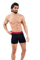 Tusker Men’s Cotton Rib Trunk with Outer Elastic