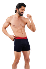 Tusker Men’s Cotton Rib Trunk with Outer Elastic