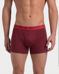 Titan Men’s Cotton Rib Trunk with Outer Elastic