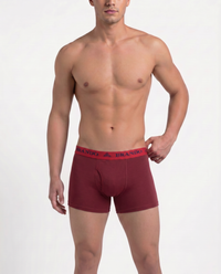 Titan Men’s Cotton Rib Trunk with Outer Elastic