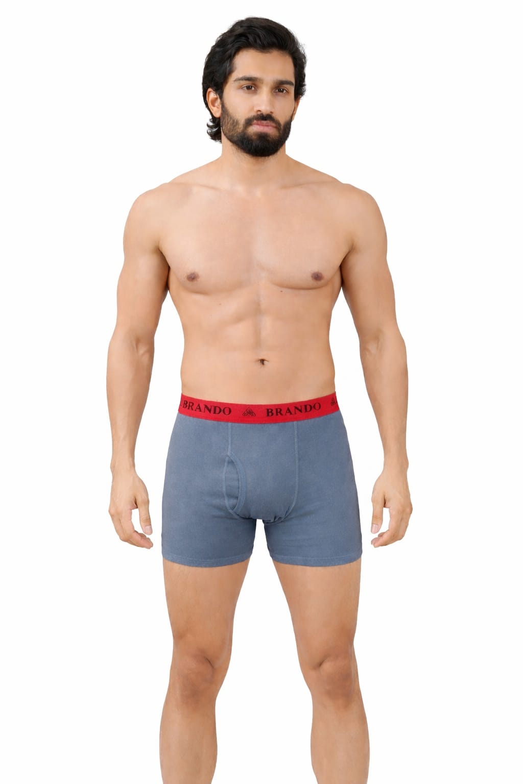 Tusker Men’s Cotton Rib Trunk with Outer Elastic