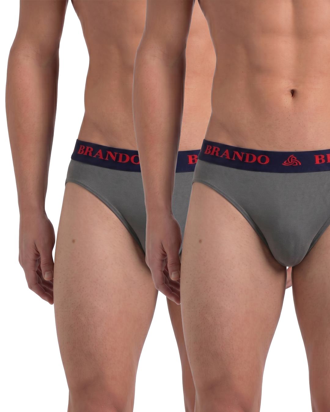 Bolt Brief with Outer Elastic for Men x2
