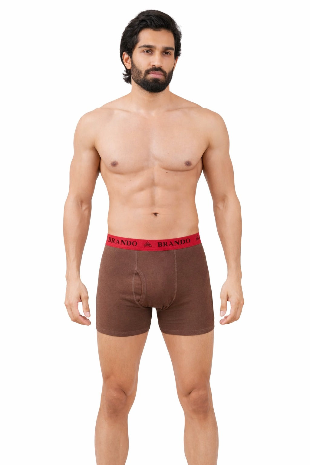 Tusker Men’s Cotton Rib Trunk with Outer Elastic