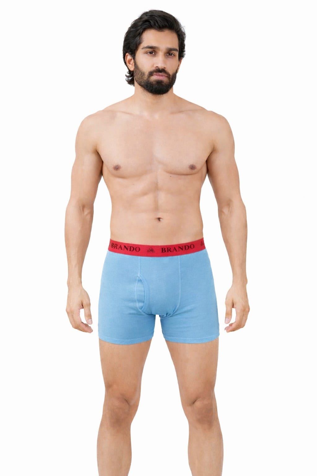Tusker Men’s Cotton Rib Trunk with Outer Elastic