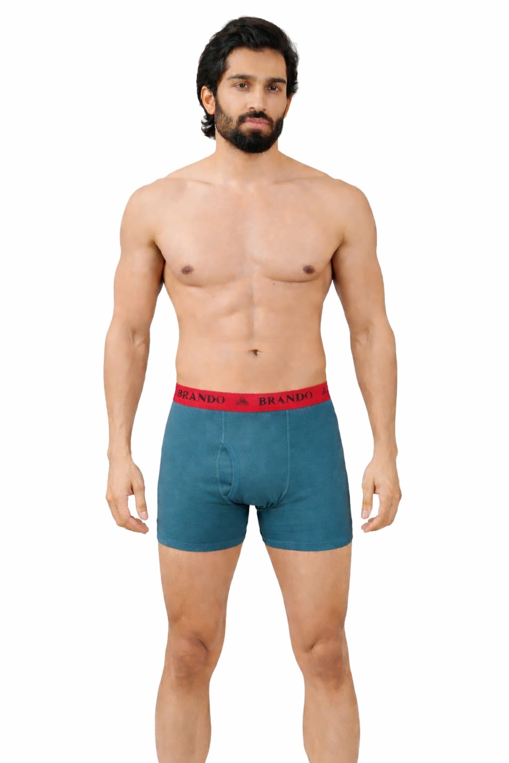 Tusker Men’s Cotton Rib Trunk with Outer Elastic